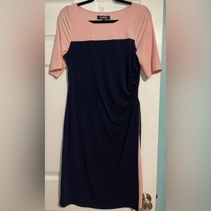 Glamour elegant Navy and Pink Women's Dress by Glamour size 10
